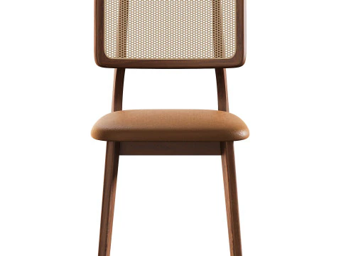 Mid-century Dining Chair 3D Model
