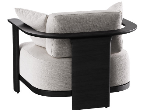 Dune Aluminum Lounge Chair 3D Model