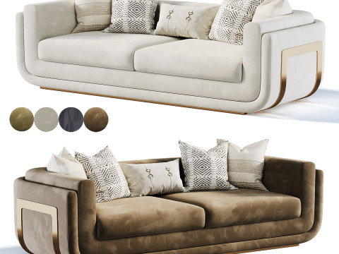 Santorini sofa 3D Model