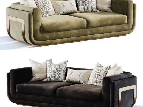 Santorini sofa Model 3D