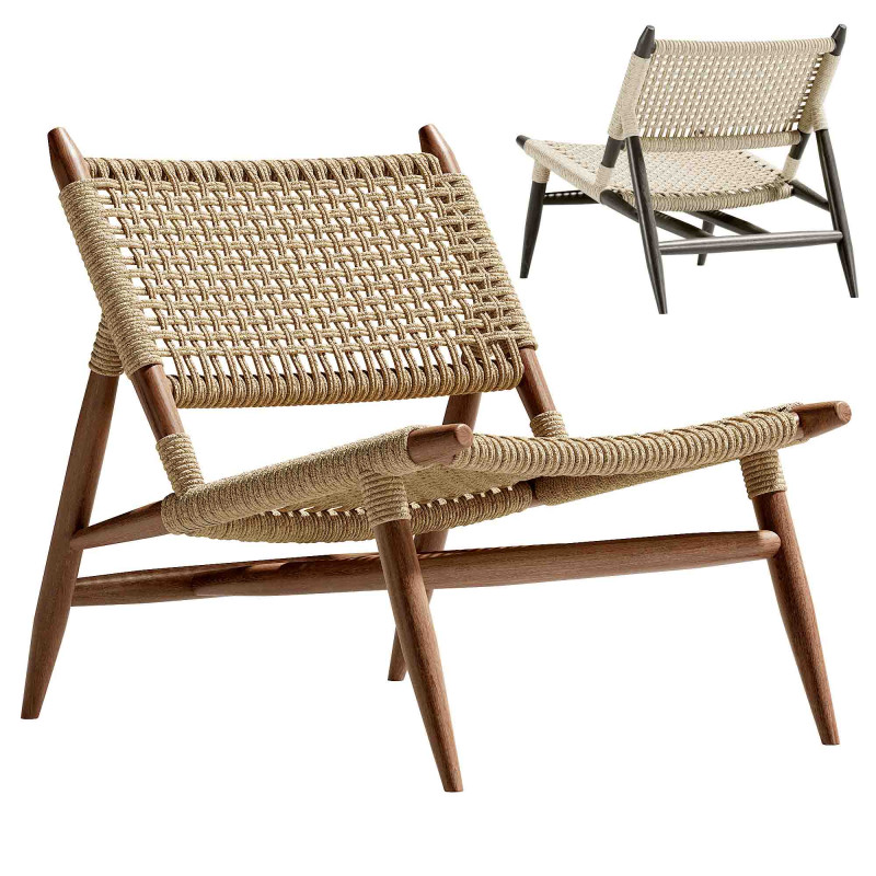 Kave Home - Codolar armchair Modelo 3D .c4d .max .obj .3ds .fbx .stl .blend