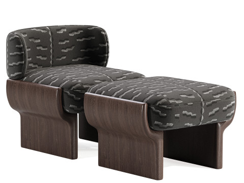 Lucky Armchair 3Dモデル