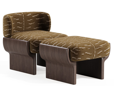 Lucky Armchair 3Dモデル