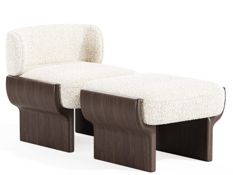 Lucky Armchair 3Dモデル