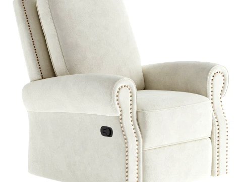 Rocking Swivel Glider Nursery Recliner Modello 3D