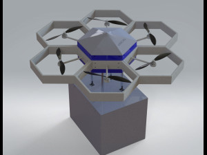 Hexacopter 3D 模型
