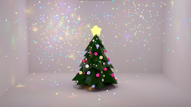 X-mas tree 3D 모델 .c4d .max .obj .3ds .fbx .stl .blend 