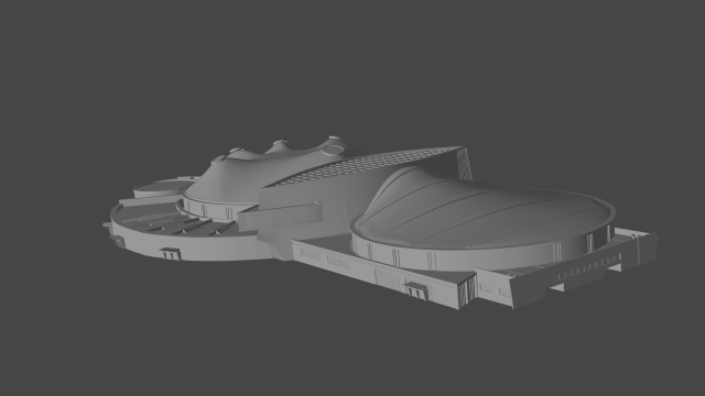 Sharm El Sheikh Airport Terminal 1 Model 3D .c4d .max .obj .3ds .fbx .stl .blend