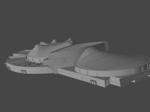 Термінал 1 аеропорту Шарм-ель-Шейх 3D Модель