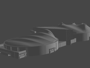 Sharm El Sheikh Airport Terminal 1 Model 3D