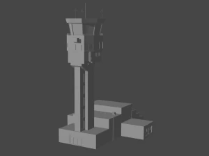 Torre dell'aeroporto di Sharm El Sheikh Modello 3D
