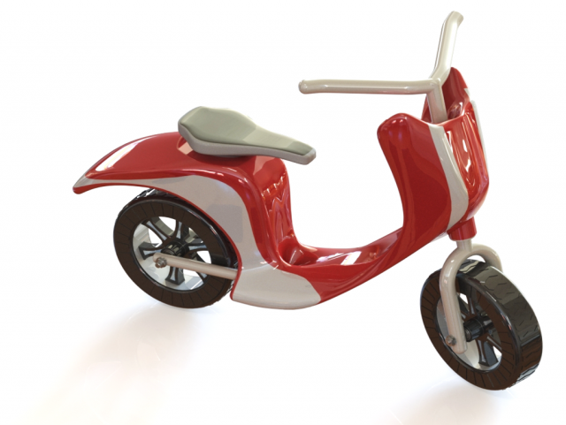 Motorcycle keychain Modello di stampa 3D .c4d .max .obj .3ds .fbx .stl .blend