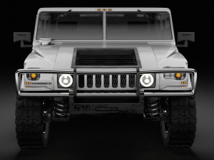 Hummer H1 Pickup Modelo 3D