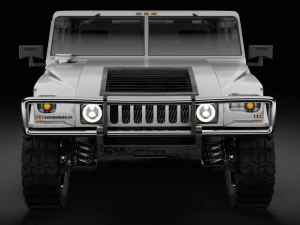 Hummer H1 Pickup 3D Model