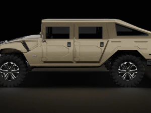 Hummer H1 HUMVEE 3D Model