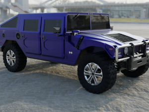 Hummer H1 HUMVEE Modèle 3D