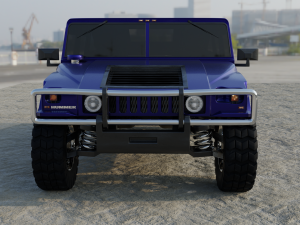 Hummer H1 HUMVEE Modèle 3D