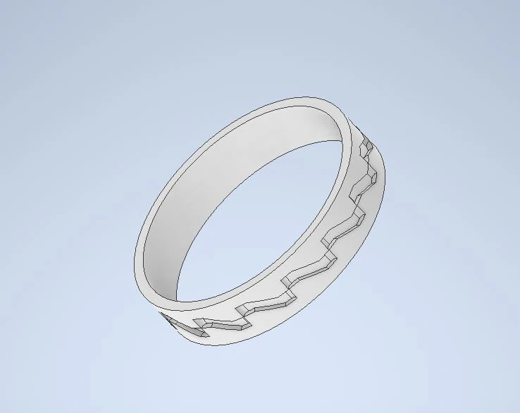 Simple Ring 3D Print Model .c4d .max .obj .3ds .fbx .stl .blend
