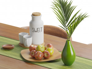 Otto Dining Table Model 3D