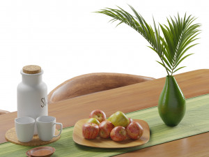 Otto Dining Table Model 3D