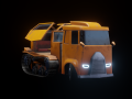 Stylized Truck PBR low-poly game-ready  3D Models
