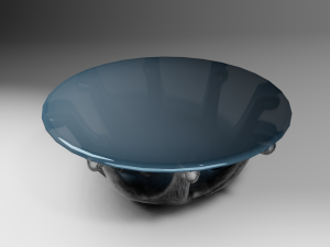 Coffee table collection low poly 3D Model