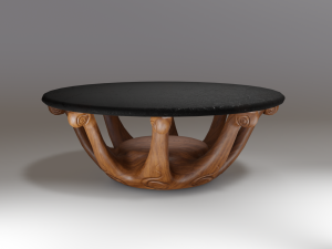 Coffee table collection low poly 3D Model