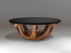 Coffee table collection low poly 3D Model
