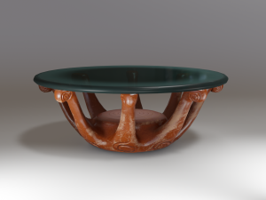 Coffee table collection low poly 3D Model