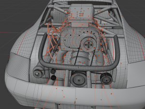 Porshe 911 Dragster 3D Модель