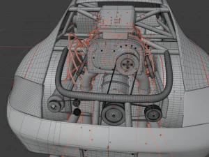 Porshe 911 Dragster 3D Model
