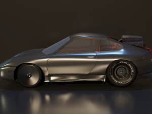Porshe 911 Dragster 3D Модель