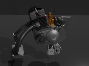 IZH-15 engine 3D 模型