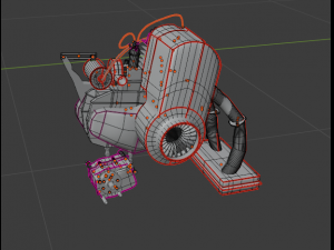 IZH-15 engine 3D Model