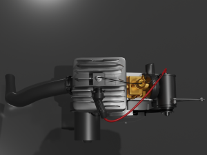 IZH-5 planeta engine Modello 3D
