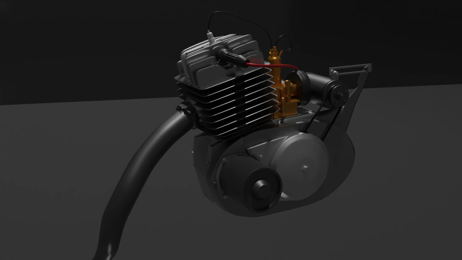 IZH-5 planeta engine 3D Model .c4d .max .obj .3ds .fbx .stl .blend 