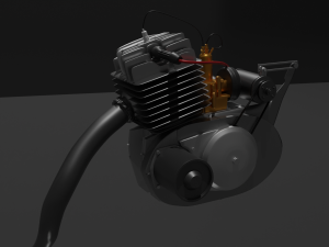 IZH-5 planeta engine 3D 模型