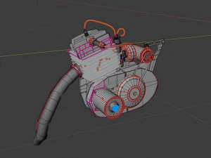 IZH-5 planeta engine 3D Model