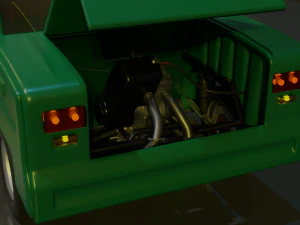SMT-S3D invalidka Green 3D Model