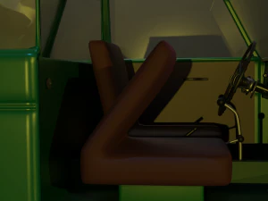 SMT-S3D invalidka Green 3D Model