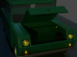 SMT-S3D invalidka Green 3D Model