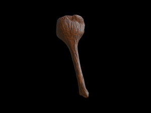 Stylized Ancient Baton PBR low-poly game ready 3D Модель