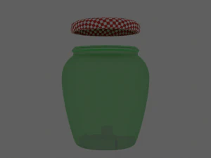 Um frasco verdadeiramente russo, um modelo para decoração Modelo 3D