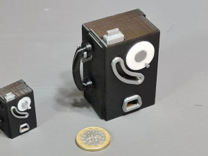 PUBLIC TELEPHONE 60S Model Cetak 3D