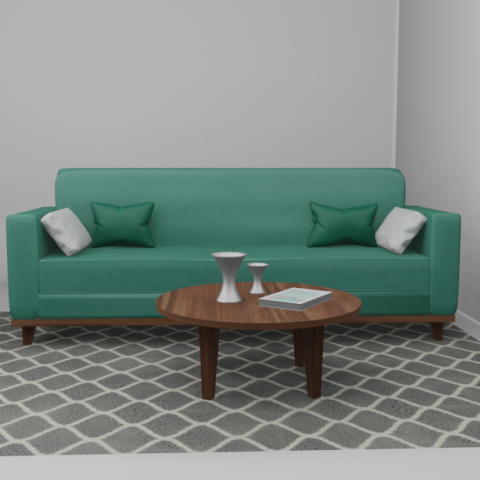 Sofa airmchair and a center table Model 3D .c4d .max .obj .3ds .fbx .stl .blend