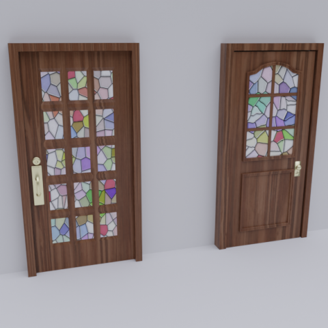 2 modern doors Modèle 3D .c4d .max .obj .3ds .fbx .stl .blend 