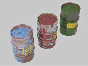 Rust barrels 3D Model