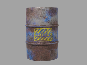 Rust barrels 3D Model