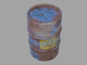 Rust barrels 3D Model
