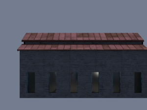Warehouse interior and exterior with props Modelo 3D